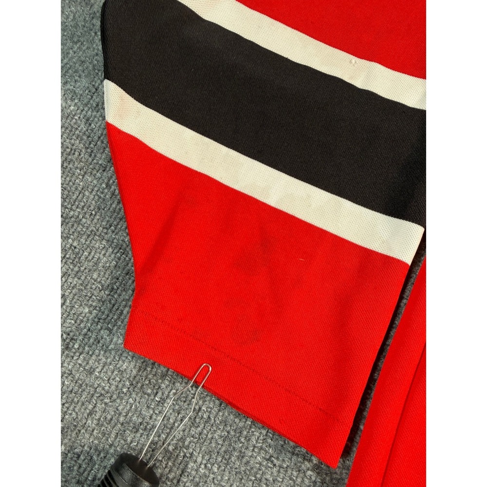 Vintage CCM New Jersey Devils Hockey Jersey Mens XXL Red Blank Logo Throwback - Picture 5 of 16